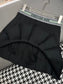 迪D家-2403 24SS春夏新款壓褶短裙 綠色