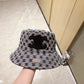 賽C家-2023春夏新款 刺繡漁夫帽 灰色