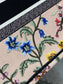 迪D家 Book Tote 刺繡字母粉花 中號36.5cm