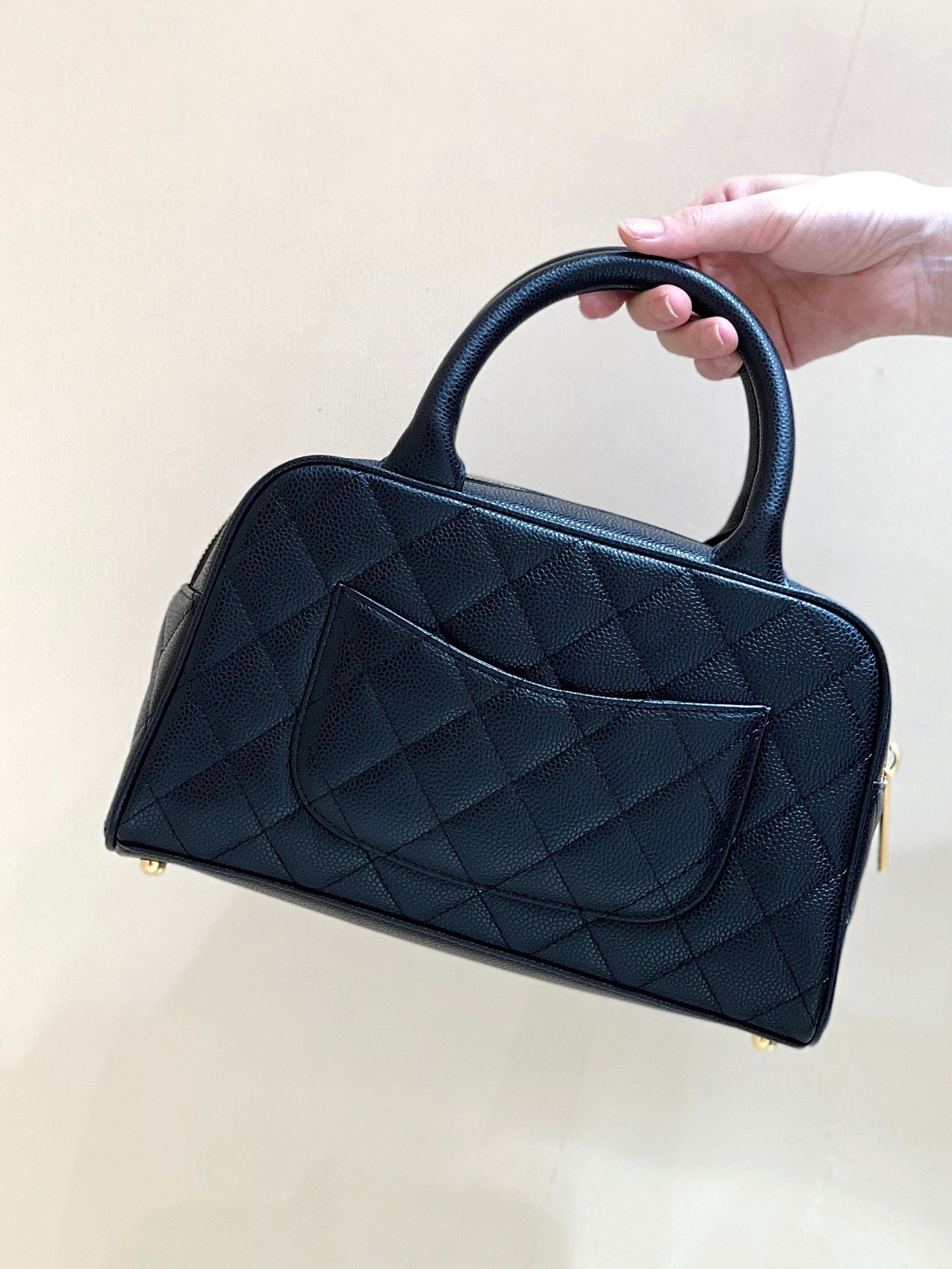 小香家-Chanel Vintage 中古保齡球包 黑色