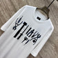 芬F家-2403 24SS春夏新款工具印花圓領短袖TEE 白色