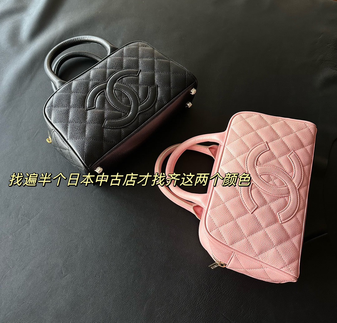 小香家-Chanel Vintage 中古保齡球包 黑色