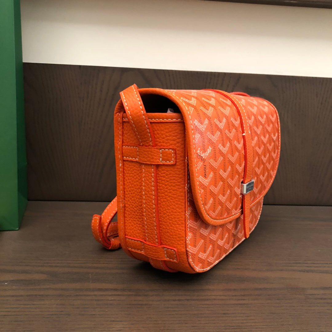 戈G家-Goyard 郵差包小號 橘色