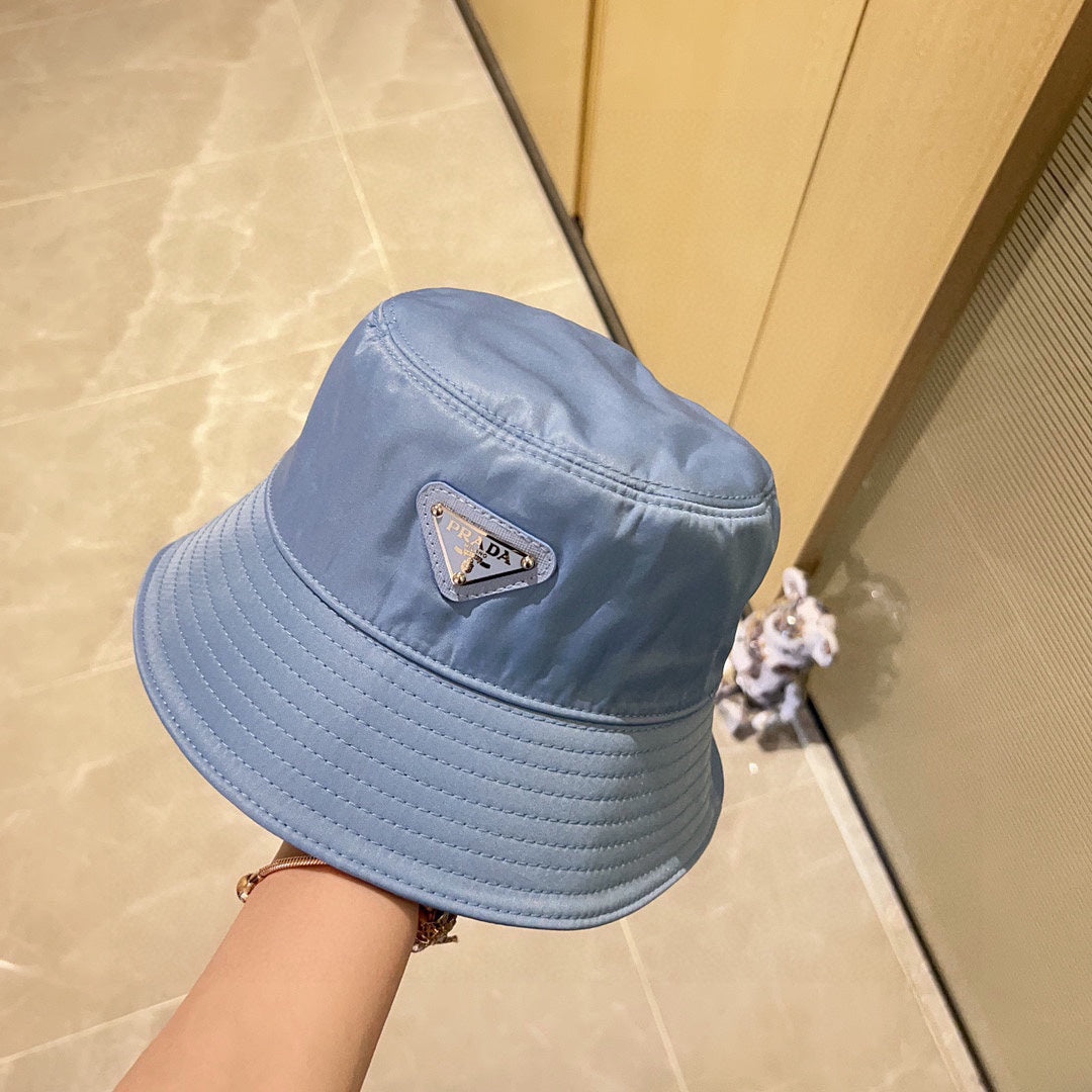普P家-2023新款復古牛仔漁夫帽 藍色