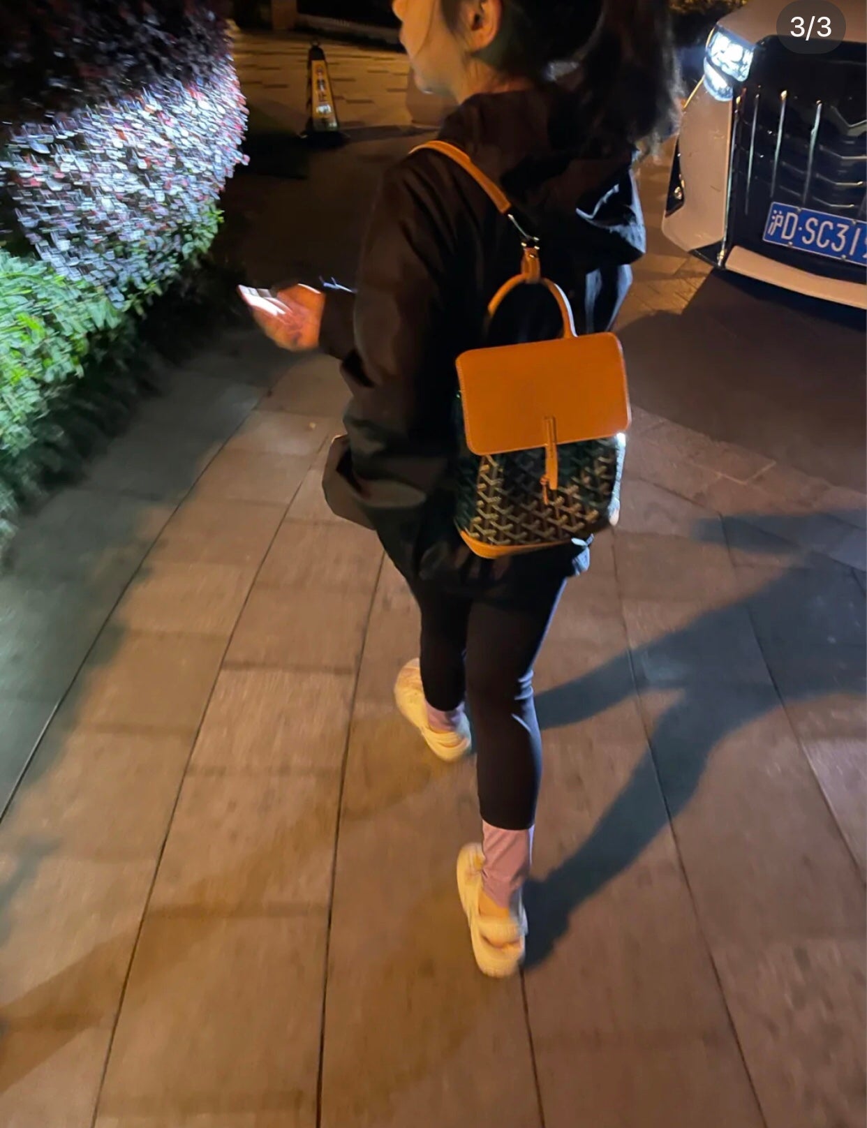 戈G家-迷你半圓環雙肩包 棕色