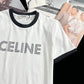 賽C家-2403 24早春新品虛線字母logoTEE 白色