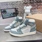 路L家-Air Jorda 1 Low AJ1 高筒運動鞋 聯名款 灰綠色