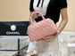 小香家-Chanel Vintage 中古保齡球包 粉色