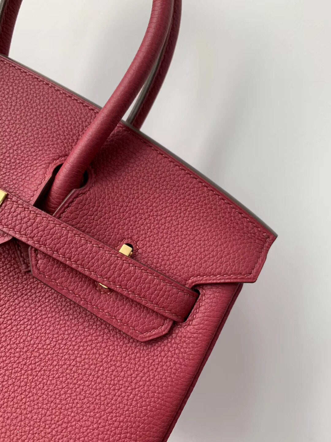 小愛款-Birkin 25 Togo K1 Rouge Grenat 紅色 金扣