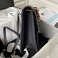 小香家-2023春夏系列 郵差口蓋包 牛仔黑色 22CM