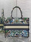 迪D家-Book Tote 2023春夏系列 浪漫花刺繡 中號