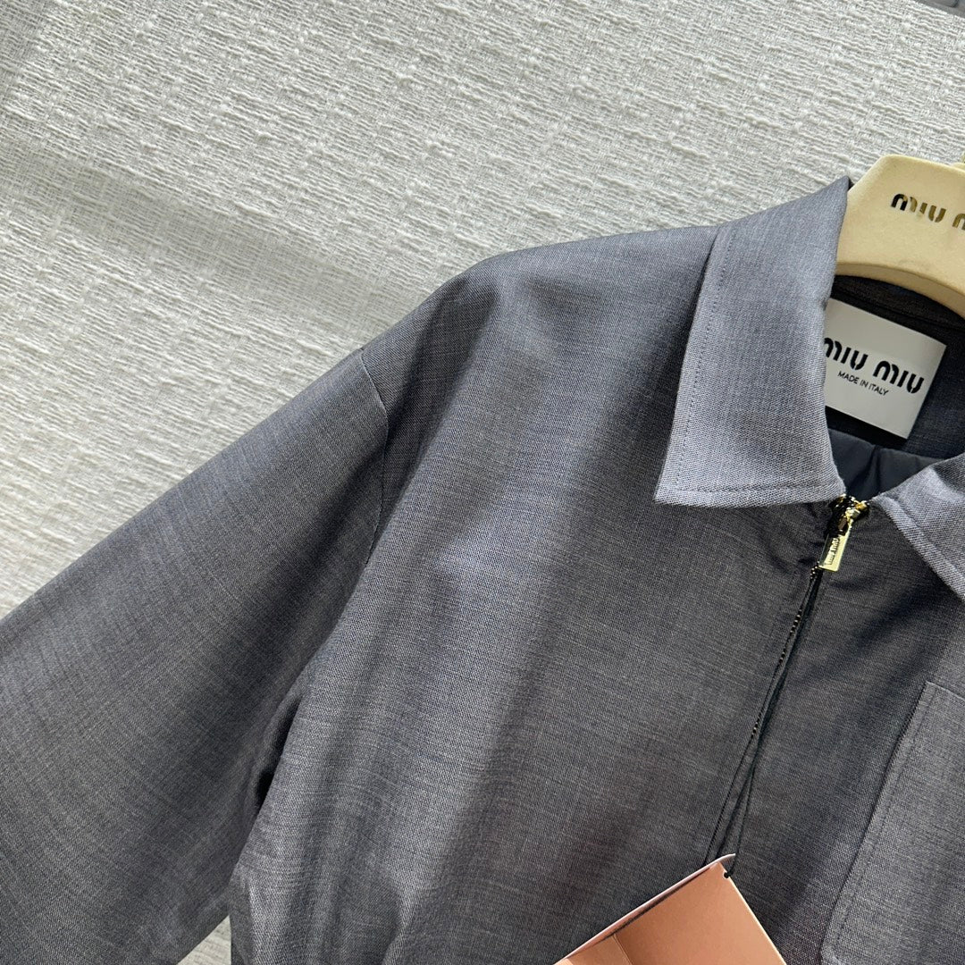 穆M家-2404 24早春新品 格雷系灰色套裝