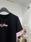 賽C家-2404 24新款甜美系撞色TEE 黑色