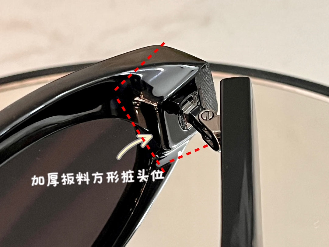 巴黎世-墨鏡 BB0207 54口17-140 黑色