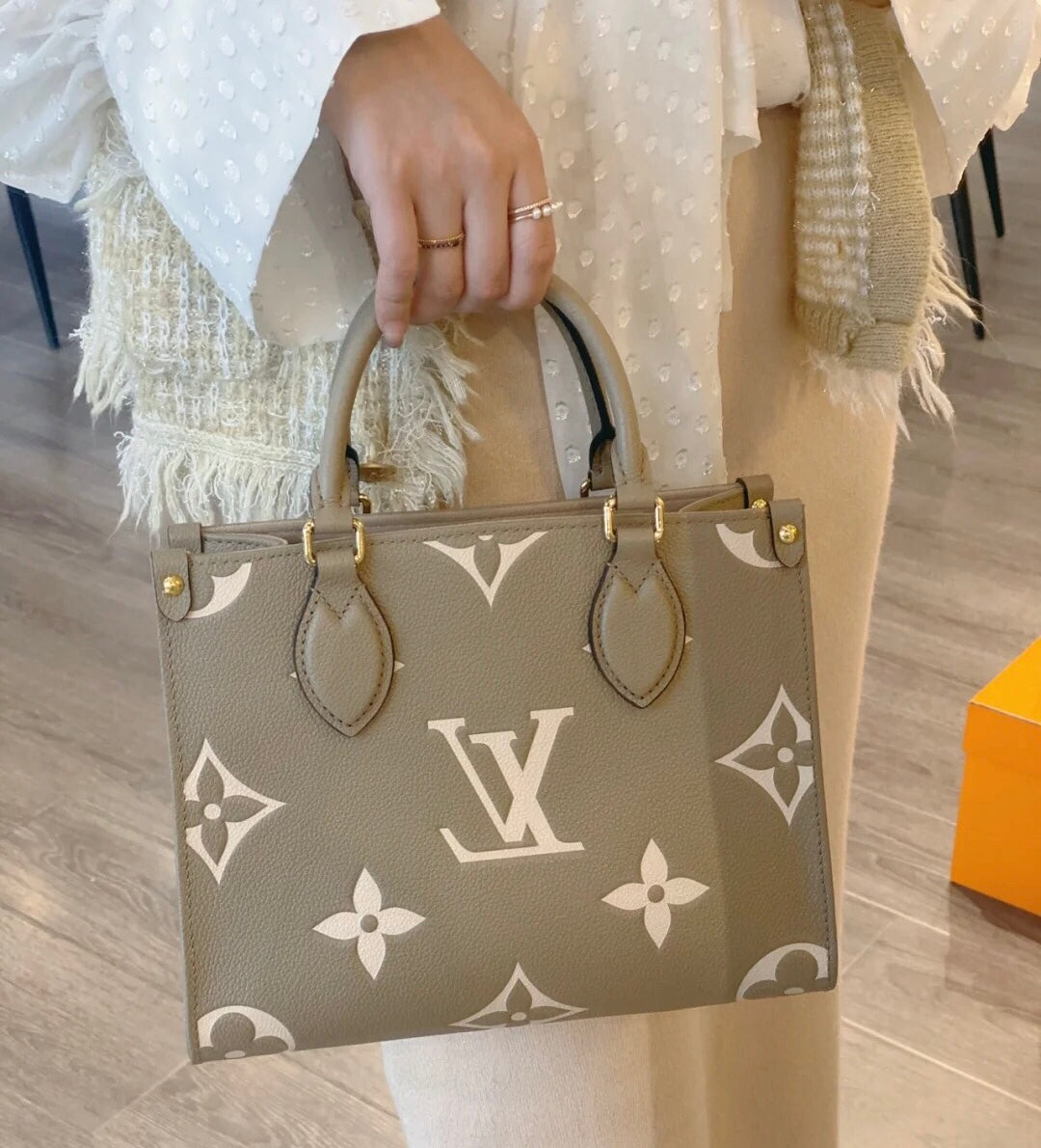 M45560 路L家-Onthego PM 杏色