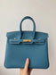 小愛款-Birkin 25 Togo 75 牛仔藍 金扣
