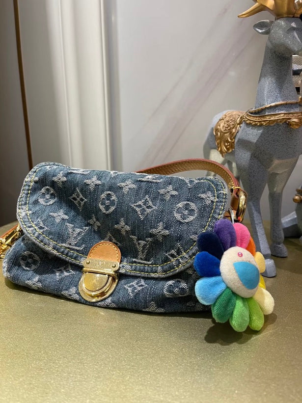 M95050 路L家-Mini Pretty 牛仔丹寧肩背包
