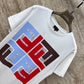 芬F家-2403 24SS春夏新款 logo字母印花短袖TEE 紅色