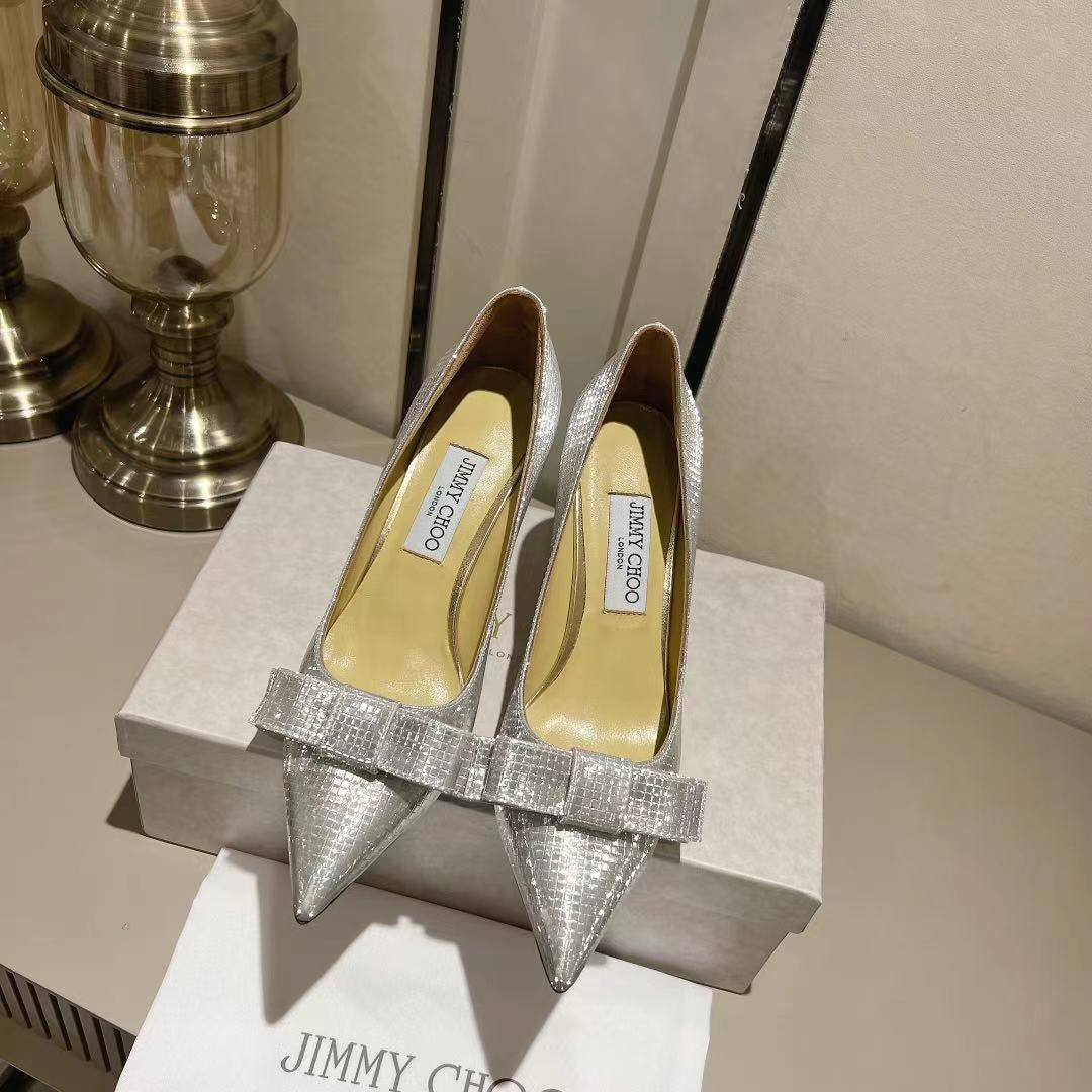 JC傑米-巴黎櫥窗定制款 Blingbling高跟鞋 8.5CM 銀色