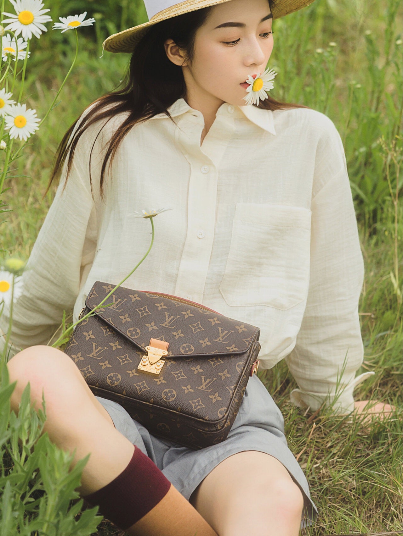 M44875 路L家-Pochette Métis 手提斜跨包
