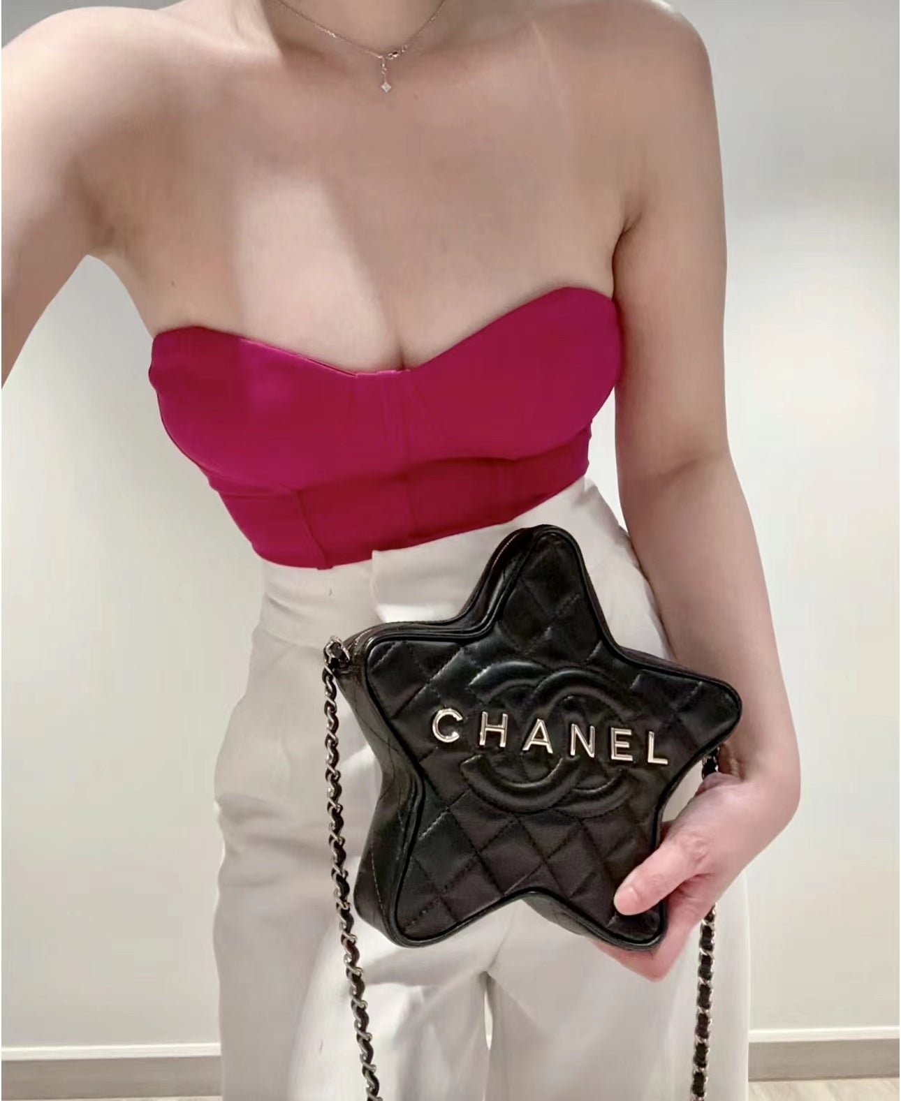 小香家-Chanel 24c 早春度假系列限量版 星星包 黑色