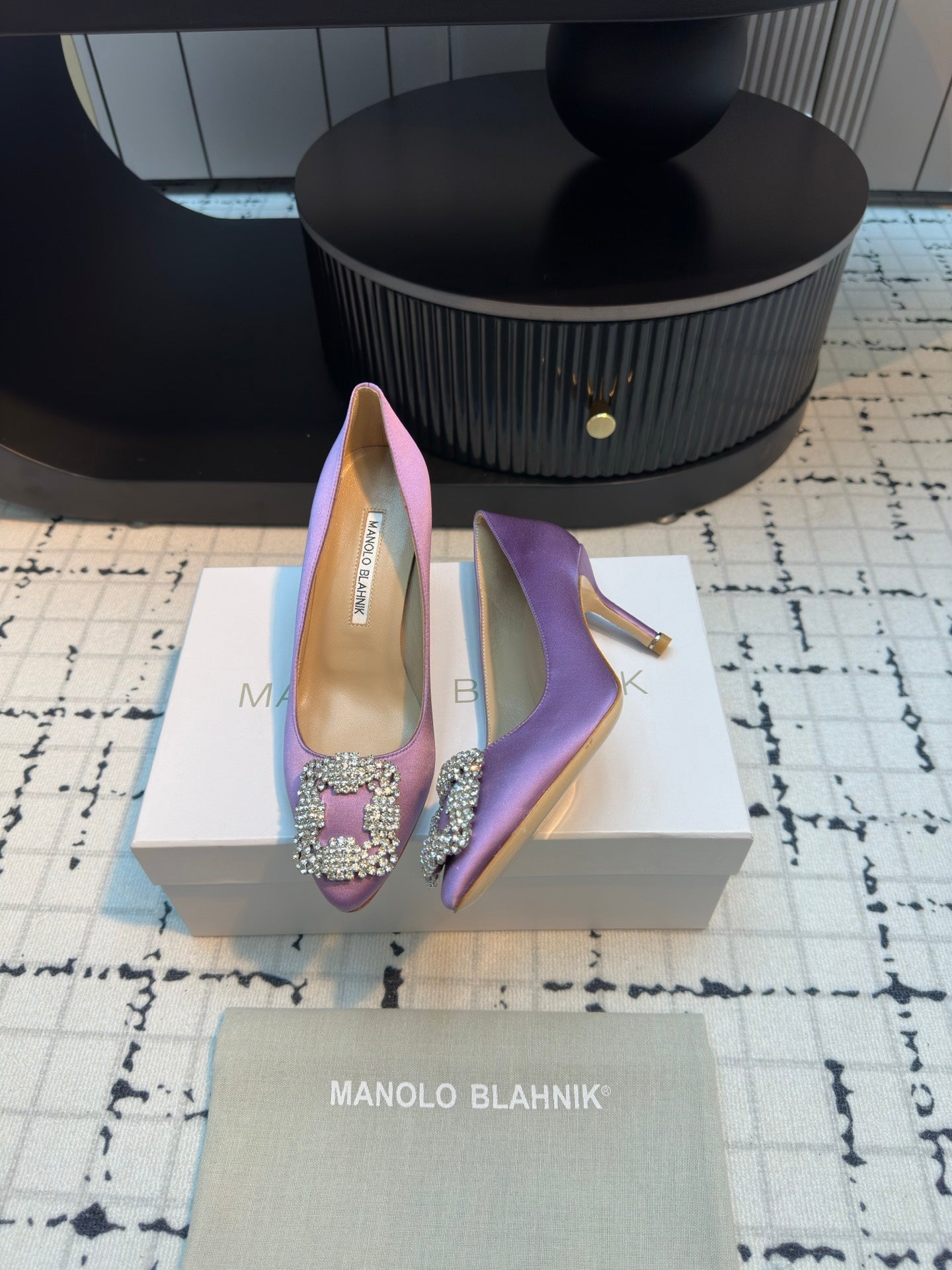 Manolo Blahnik-2024 高跟鞋 紫色