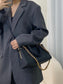 M23640 路L家-Cabas OnTheGo East West 金鍊壓紋老花 黑色