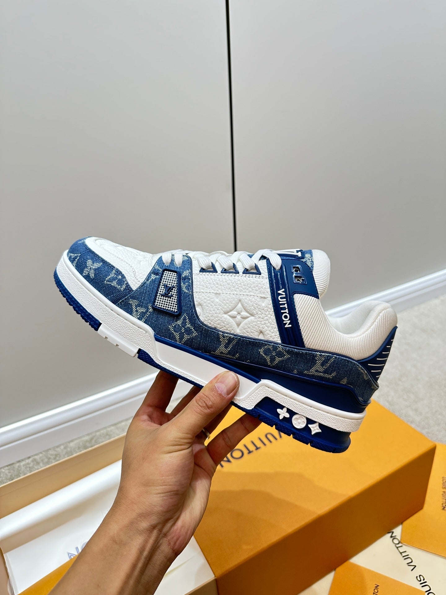 路L家-Trainer 運動鞋 牛仔色
