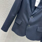 賽C家-2403 24早春新品藍色條紋西裝套裝 外套
