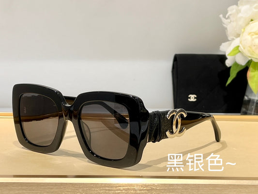 小香家-墨鏡 CH5474 52-21-145 黑銀色