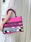 迪D家-Book Tote 玫粉老虎 中號