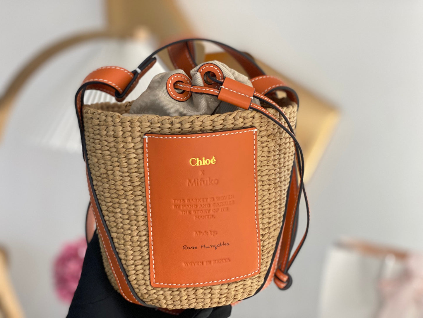 克羅C-Basket Bag 橙色