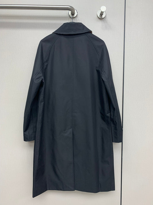 巴B家-2403 卡姆登版型輕便風衣 黑色