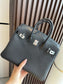 小愛款-Birkin 25 Touch Togo 方塊鱷魚 銀扣