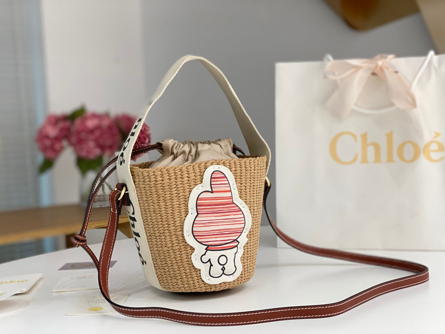 克羅C-2023年春夏新款 Small Woody Basket菜籃子 My Melody聯名款