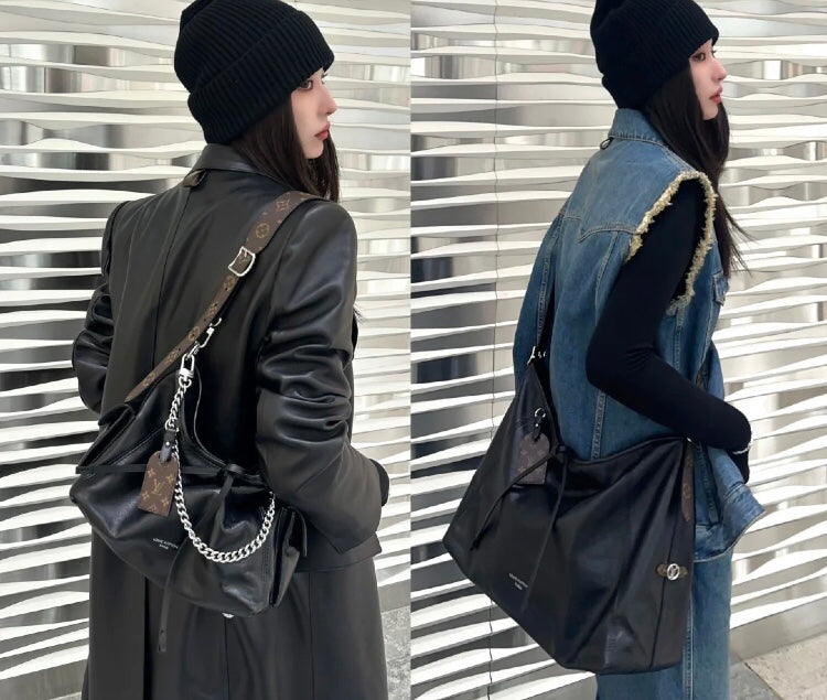 路L家-M24861 CarryAll Cargo Vibe PM手袋 黑色