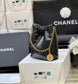 小香家-Chanel 22號手袋 魚子醬皮黑金色 小號