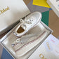 克羅C-Nama sneaker彩虹系列 網面拼色休閒運動鞋 白色