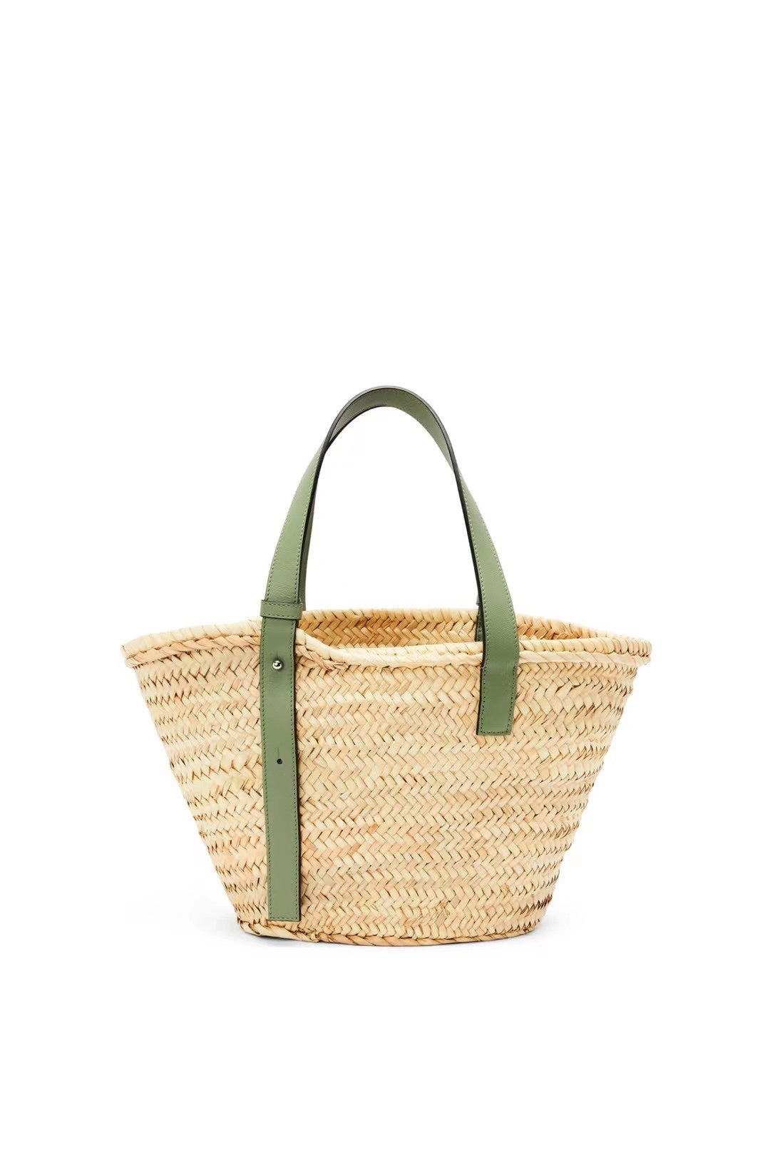 羅L威-草編包 40CM 大號 綠色