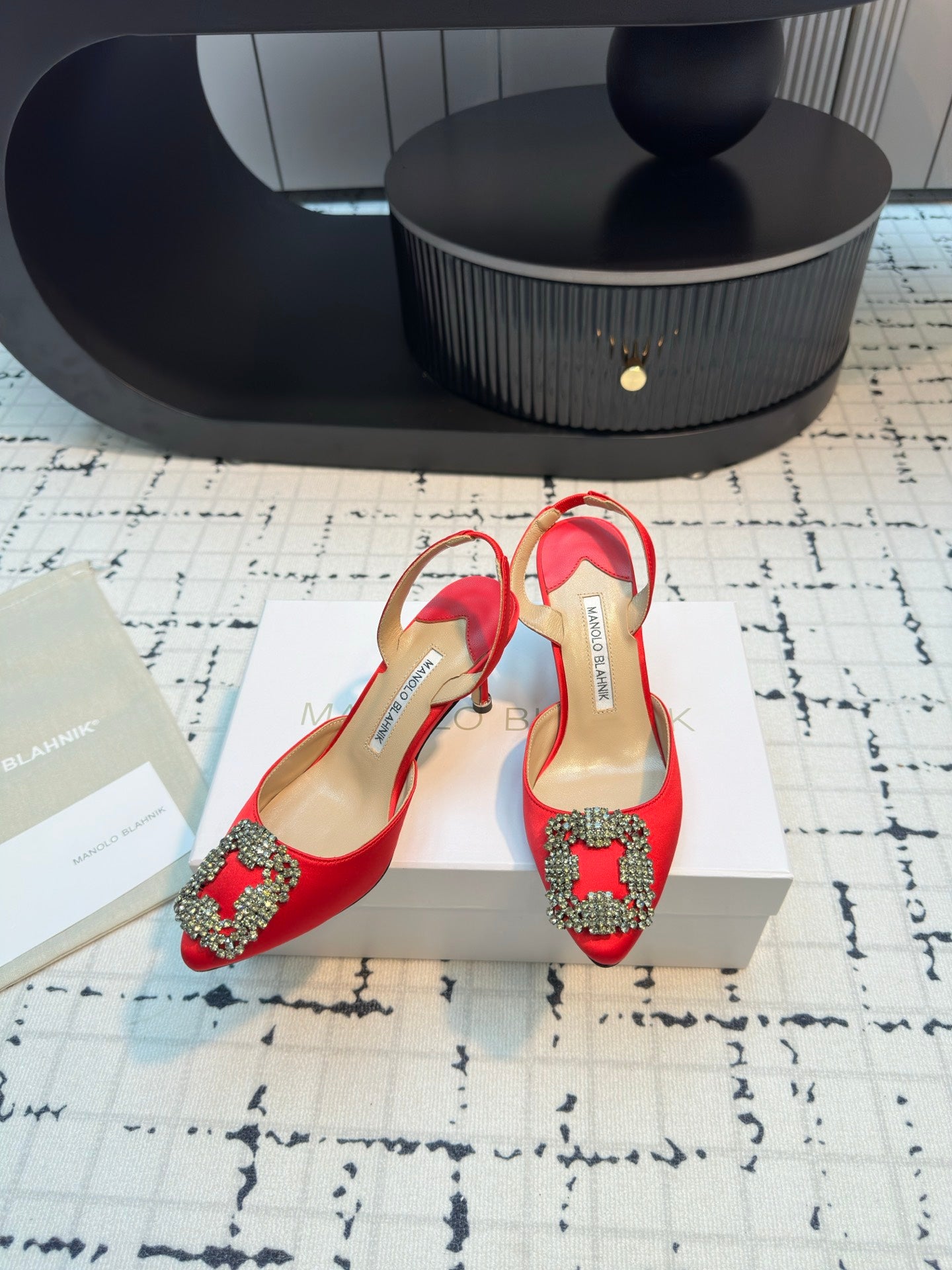 Manolo Blahnik-2024 高跟涼鞋 紅色