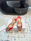 Manolo Blahnik-2024 高跟涼鞋 紅色