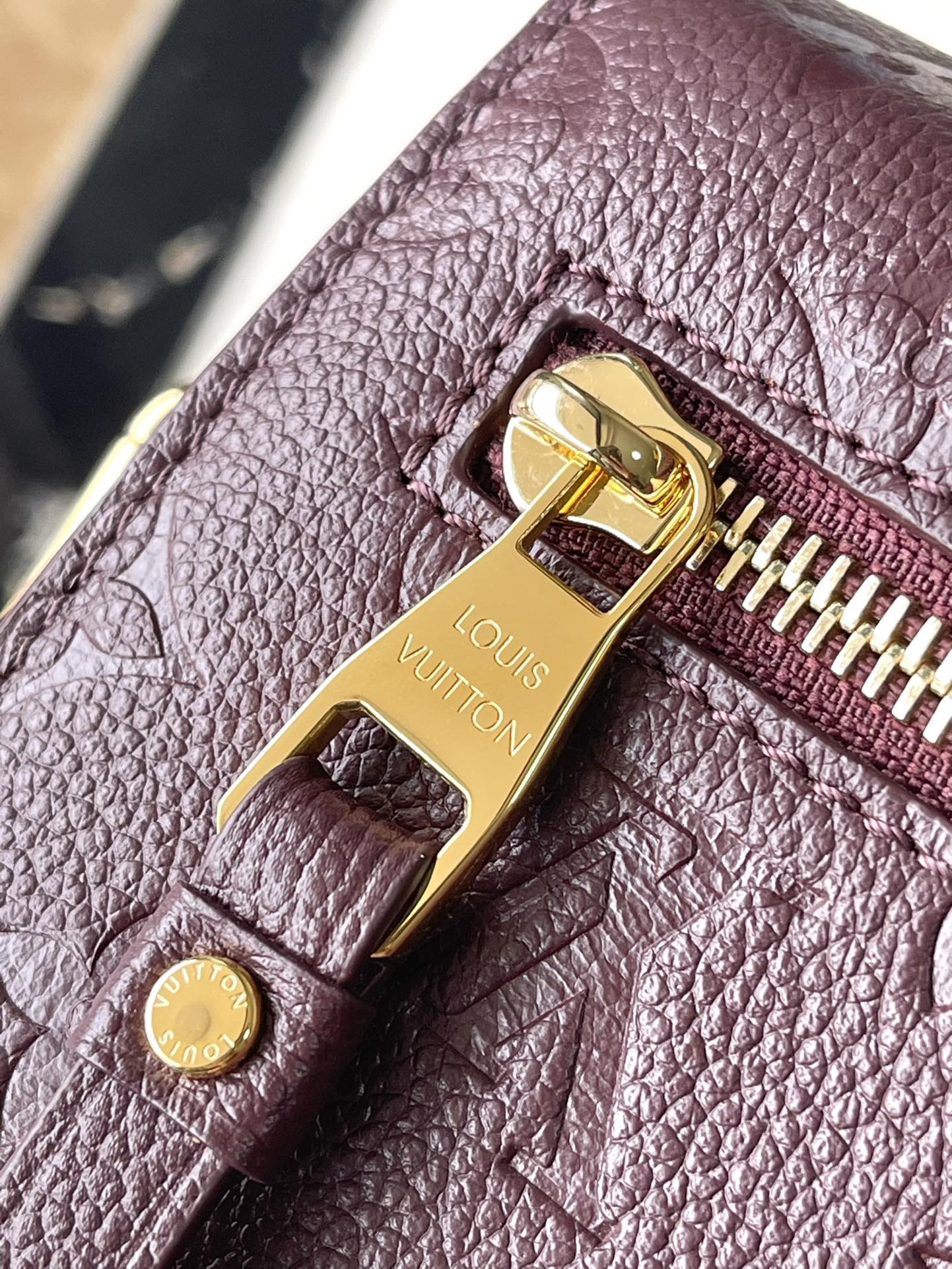 M46613 路L家-Pochette Metis 經典花紋牛皮 酒紅色