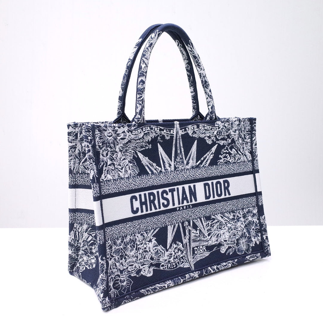 迪D家 Book Tote 復古印花圖 中號36.5cm