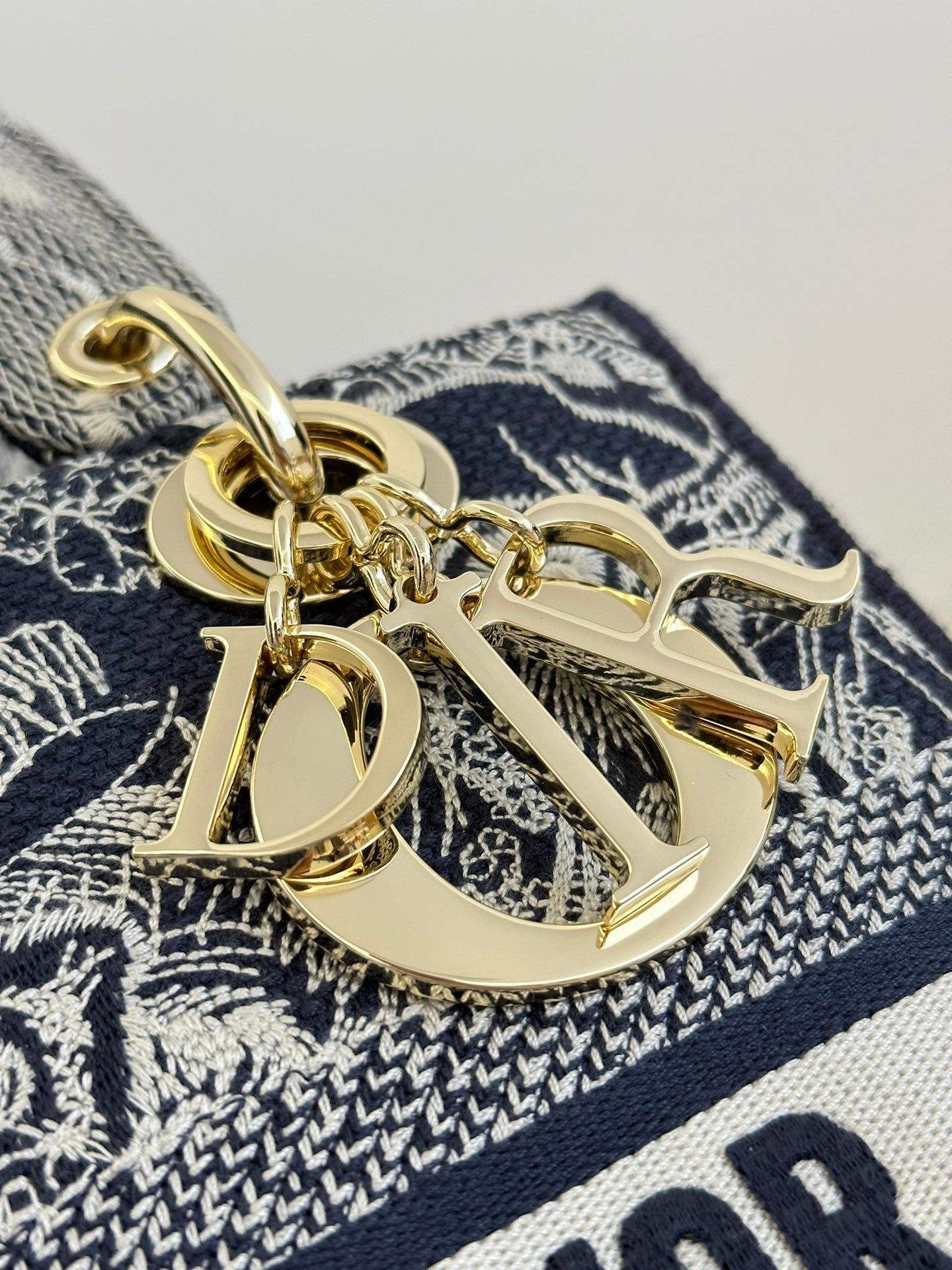 迪D家-Lady 老虎刺繡系列 深藍色 24CM