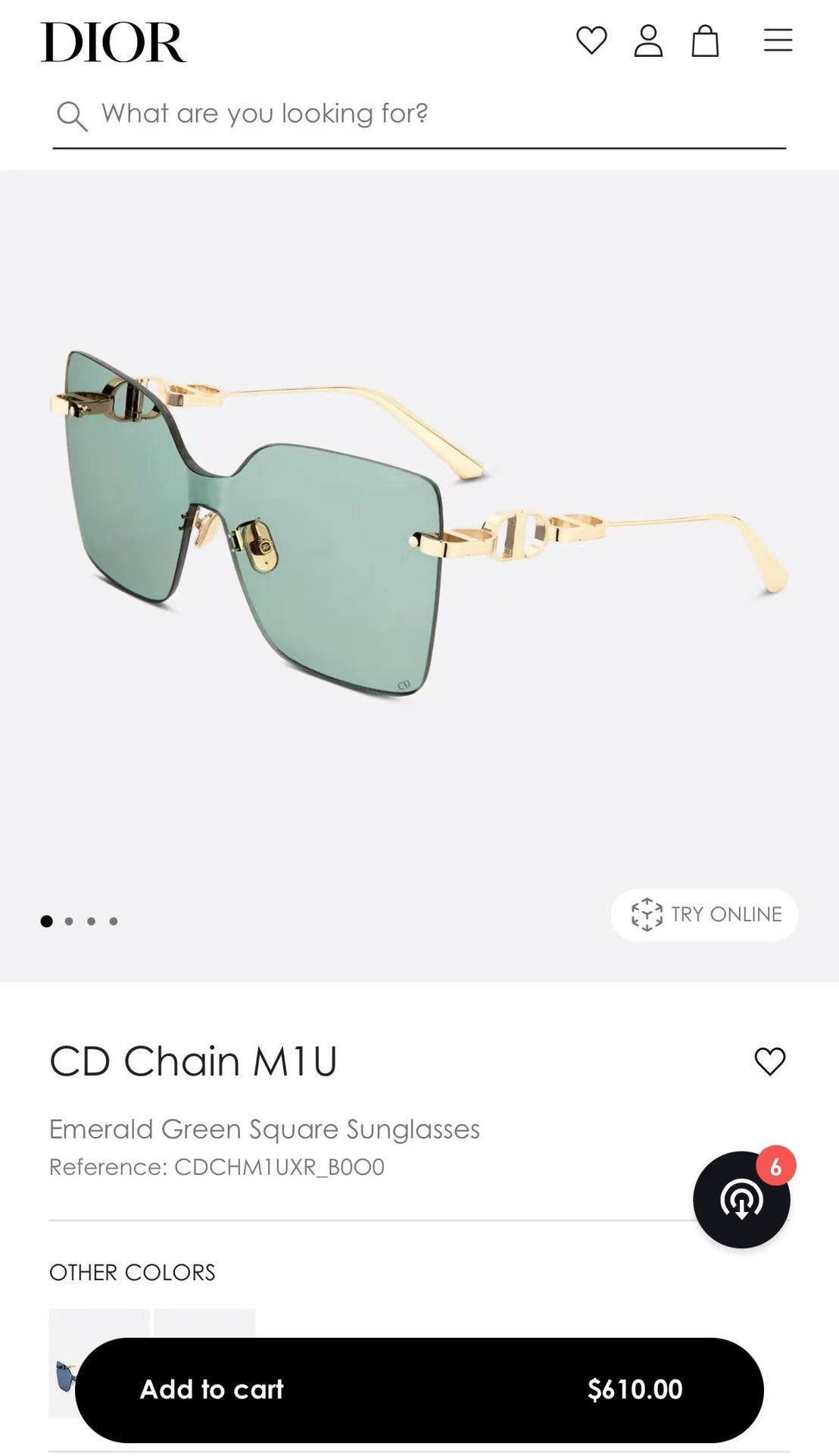 迪D家-墨鏡 RMODCD CHAIN M1U 140-0-135 藍色