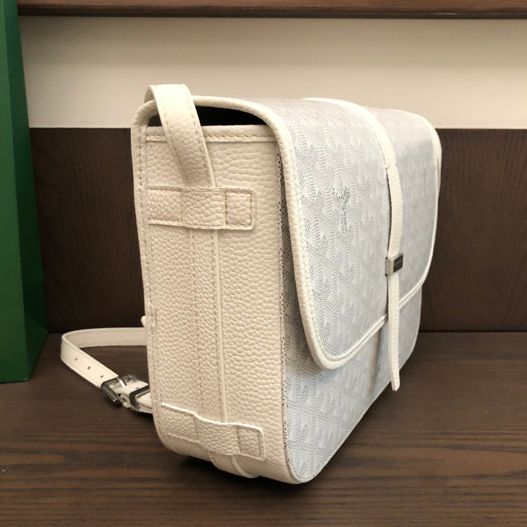 戈G家-Goyard 郵差包 白色