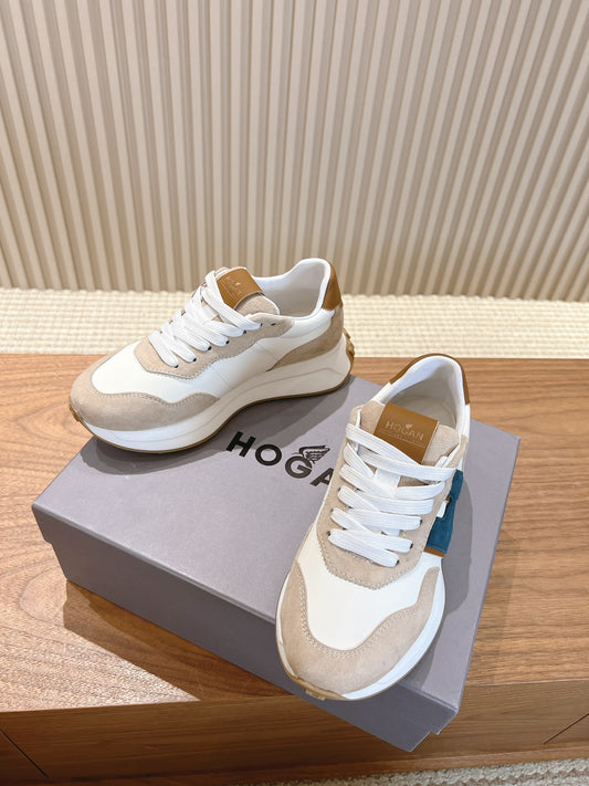 Hogan-2024 運動鞋 奶茶色