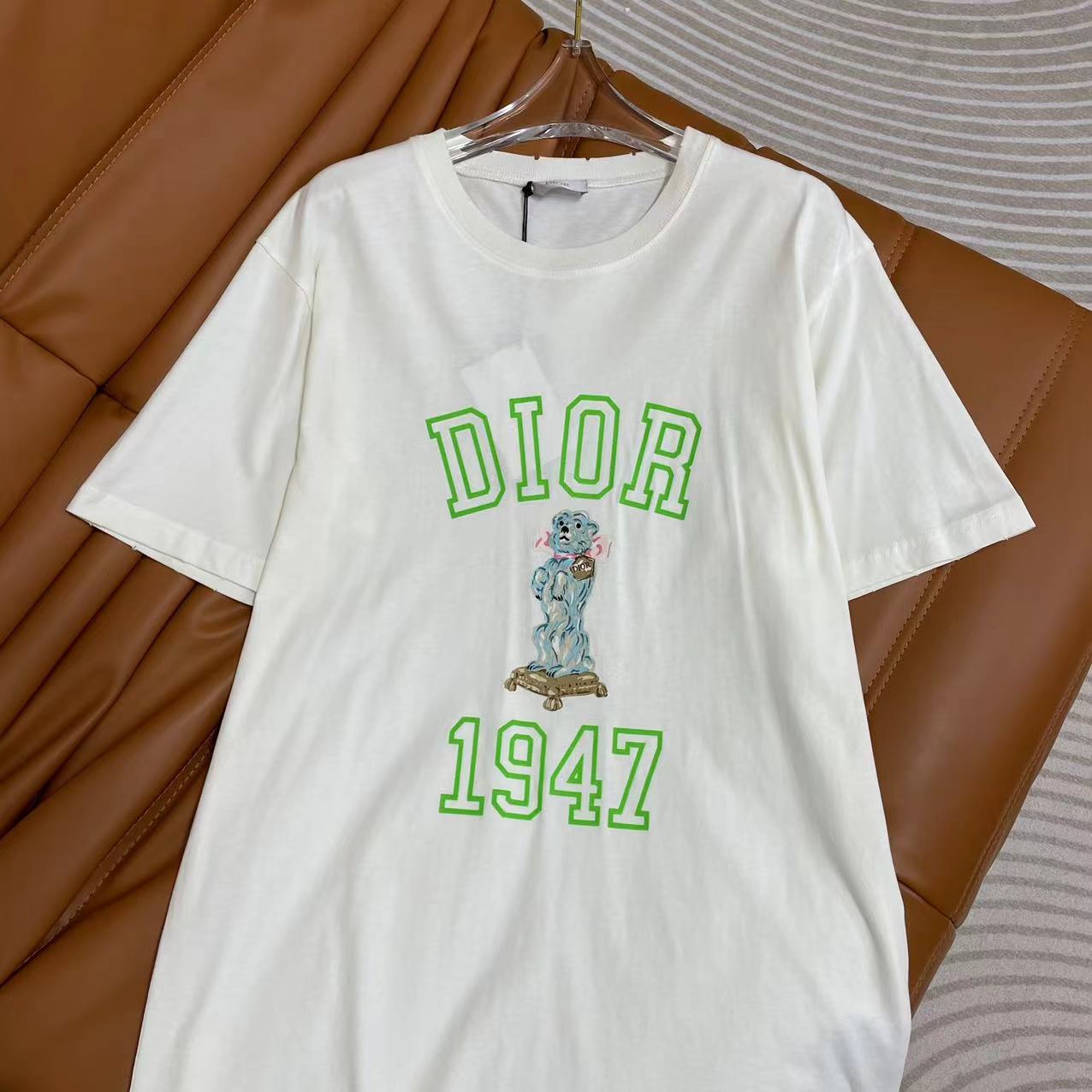 迪D家-2403 24早春新品卡通短袖TEE 白色