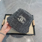 小香家-秋冬新款小香編織刺繡禮帽