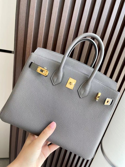 小愛款-Birkin 25 錫器灰 金扣